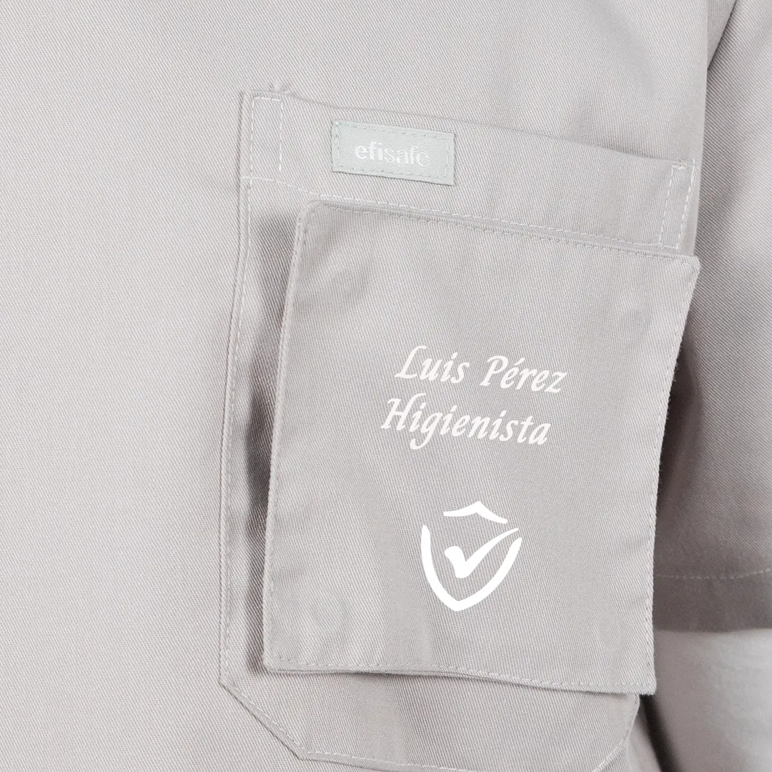 Jonas PRO - Ultimate One Pocket Safetag™ Scrub Top in Precision Grey