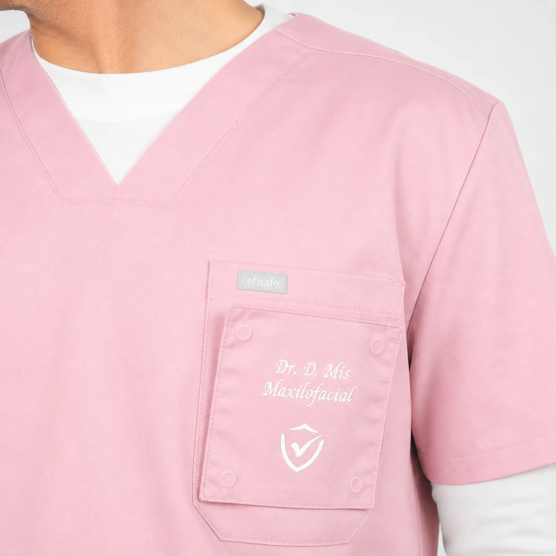Ernie Safetag™ Front Pocket Click-On ID in Pink
